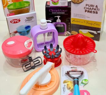 Puri and hand mixer 6 pcs combo pakage