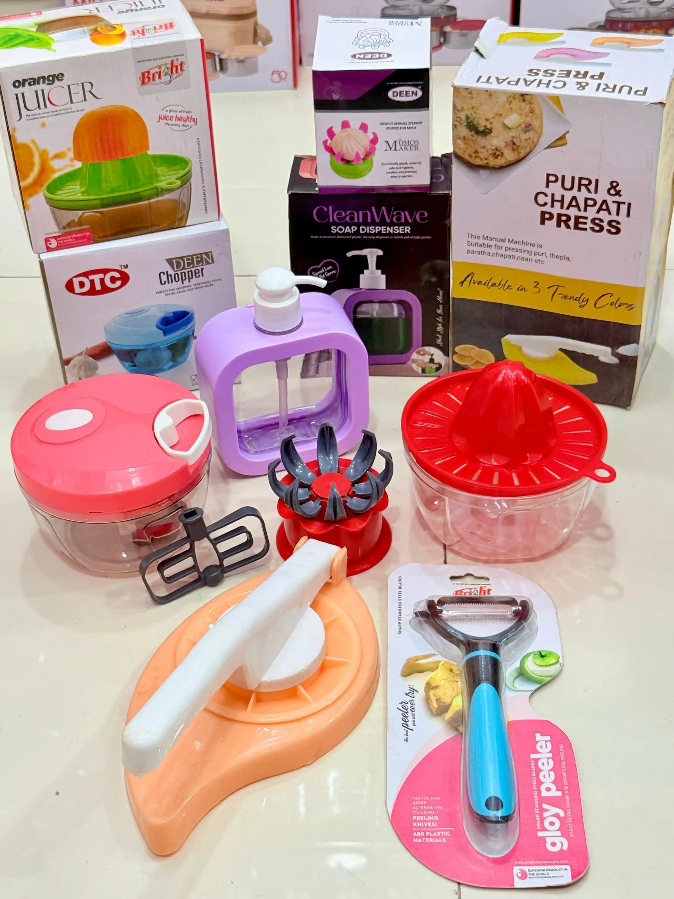 Puri and hand mixer 6 pcs combo pakage